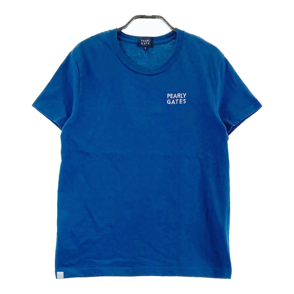 サイズ：2 PGG PEARLY GATES パーリーゲイツ 2022年 半袖Tシャツ  ホワイト系 [240101496445] ゴルフウェア レディース ストスト サイズ：2 PGG PEARLY GATES パーリーゲイツ 2022年 半袖Tシャツ
