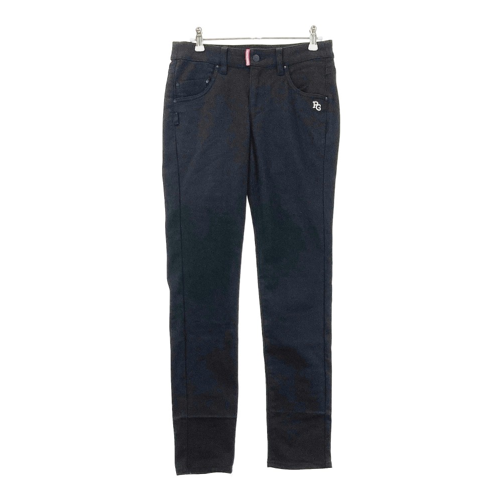 PEARLY GATES パーリーゲイツ ストレッチパンツ ブラック系 0 【中古】ゴルフウェア レディース|中古ゴルフウェア通販STST