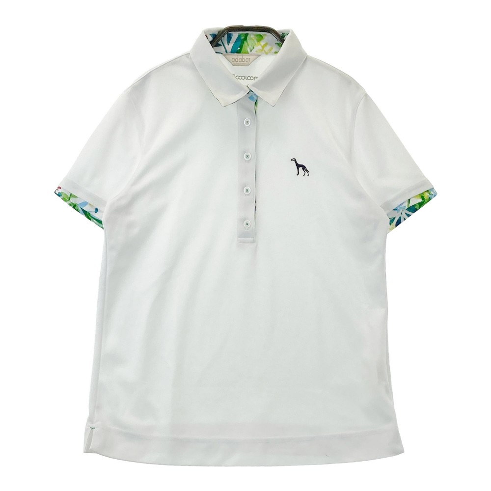 楽天市場】ADABAT アダバット 半袖 ポロシャツ 刺繍 ホワイト系