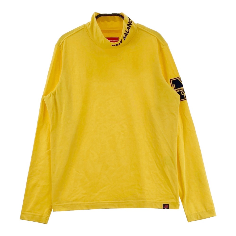 NEW BALANCE ニューバランス ハイネック 長袖Tシャツ イエロー系 2 【中古】ゴルフウェア レディース
