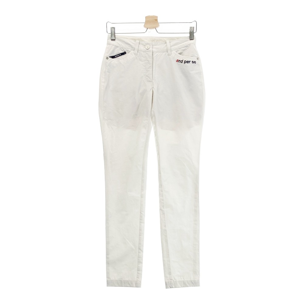 and per se アンパスィ　新品未使用　パンツ　XL ホワイト　ゴルフ and per se アンパスィ 新品未使用 パンツ XL ホワイト ゴルフ
