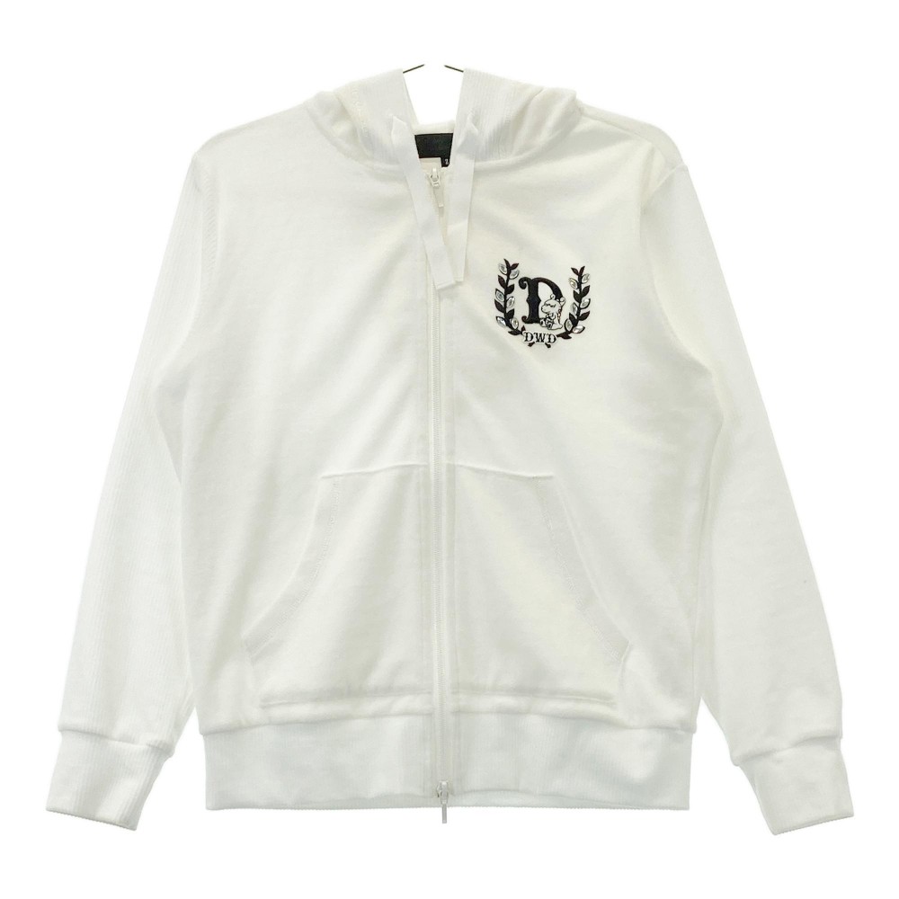 DANCE WITH DRAGON ダンスウィズドラゴン ジップパーカー ジャケット チビドラ ホワイト系 2 【中古】ゴルフウェア レディース|中古ゴルフウェア通販STST