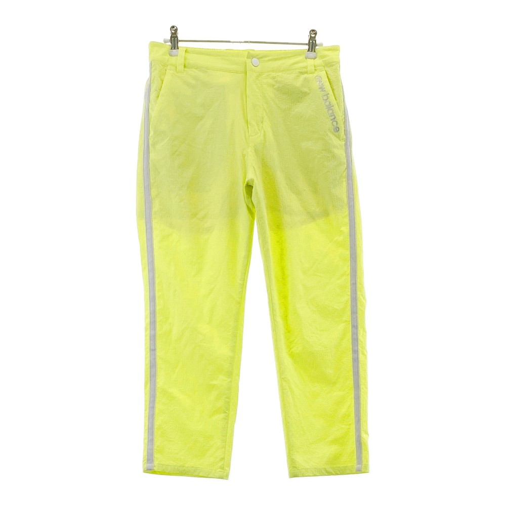 NEW BALANCE ニューバランス 2023年モデル クロップド ストレッチパンツ イエロー系 1 【中古】ゴルフウェア レディース