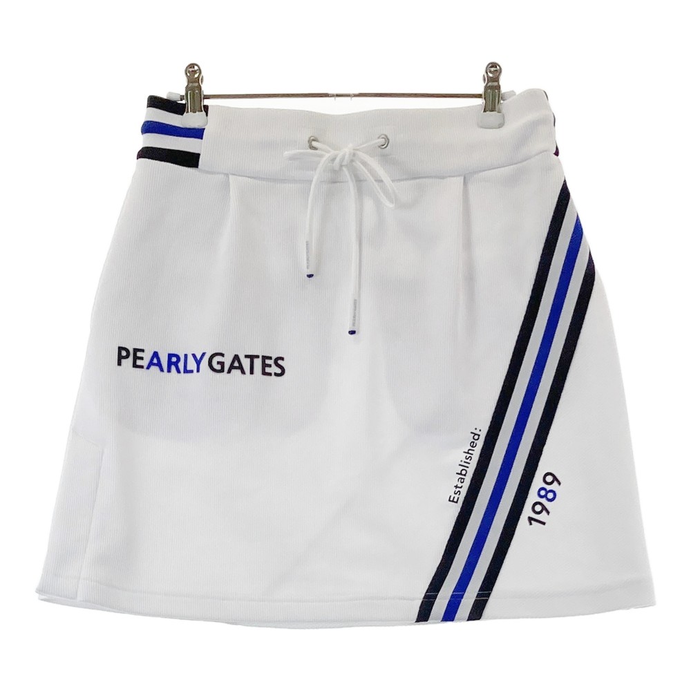 PEARLY GATES パーリーゲイツ 2024年 スコート  白いこと系 1 【中古】ゴルフお召しもの レディース