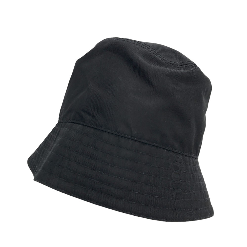 PRADA プラダ 2HC137 2DRT バケットハット ブラック系 S 【中古】レディース|中古ゴルフウェア通販STST