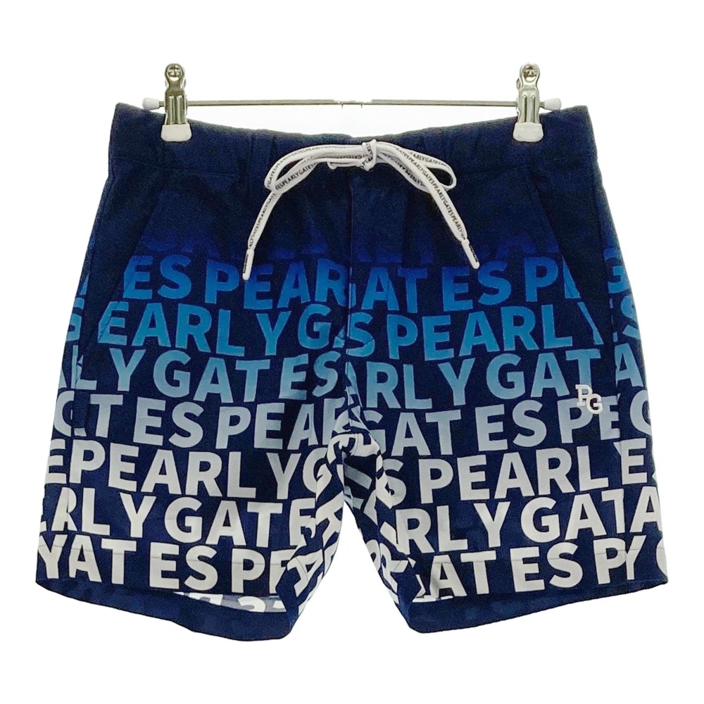E06556 新品 PEARLY GATES ショートパンツ：4 ブルー パーリーゲイツ メンズ ゴルフウェア ショートパンツ」の人気
