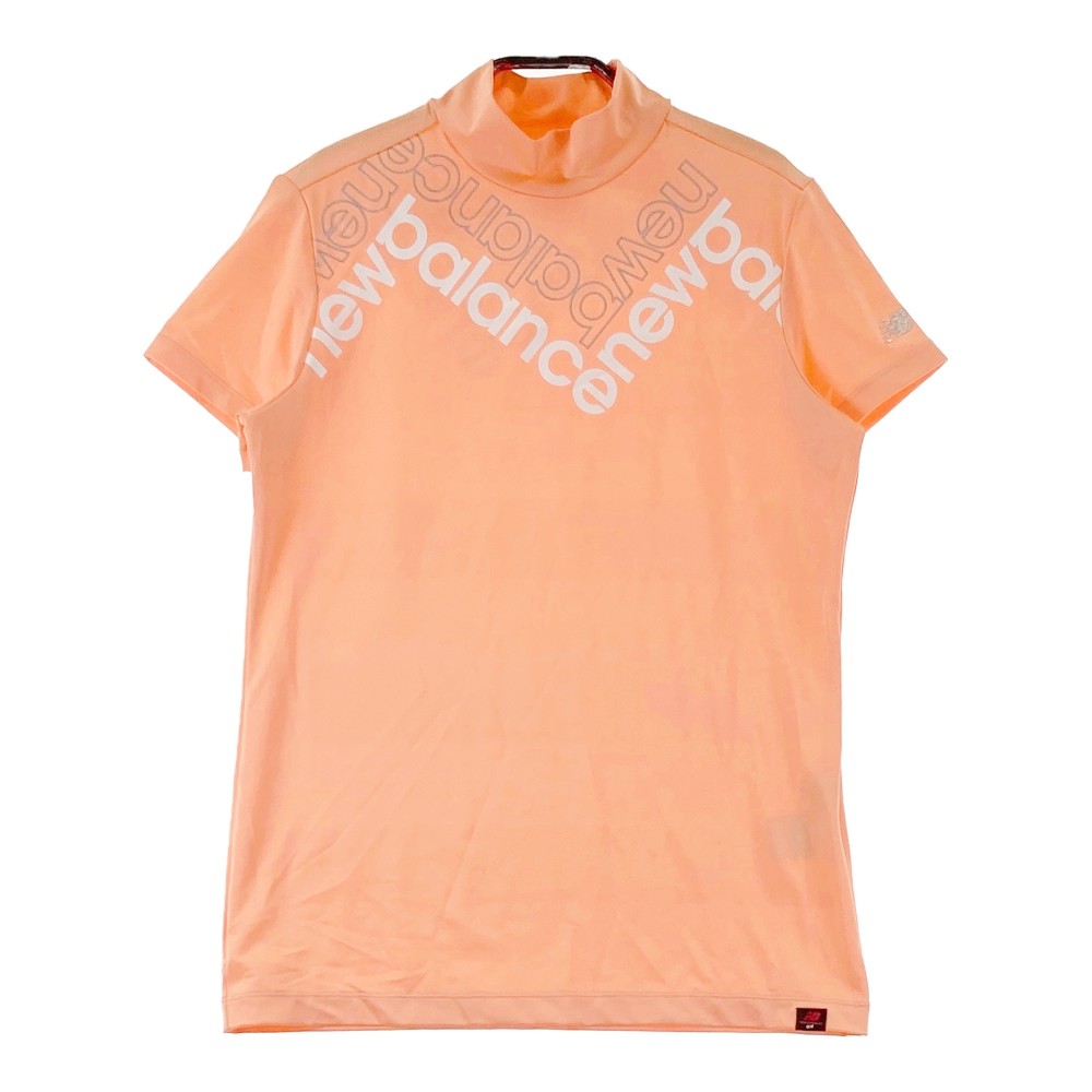 NEW BALANCE ニューバランス 2022年モデル ハイネック 半袖Tシャツ オレンジ系 1 【中古】ゴルフウェア レディース 7,115円