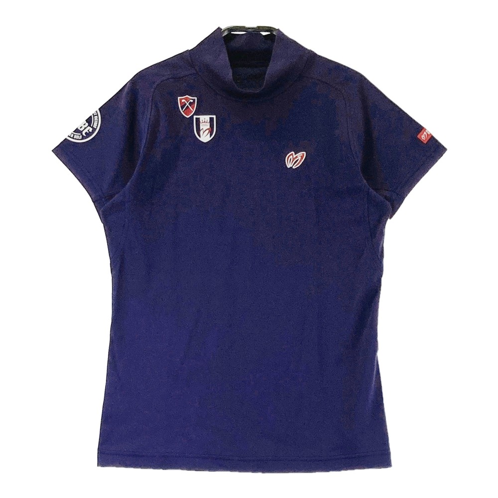 MASTER BUNNY EDITION マスターバニーエディション ハイネック 半袖Tシャツ ネイビー系 0 【中古】ゴルフウェア レディース