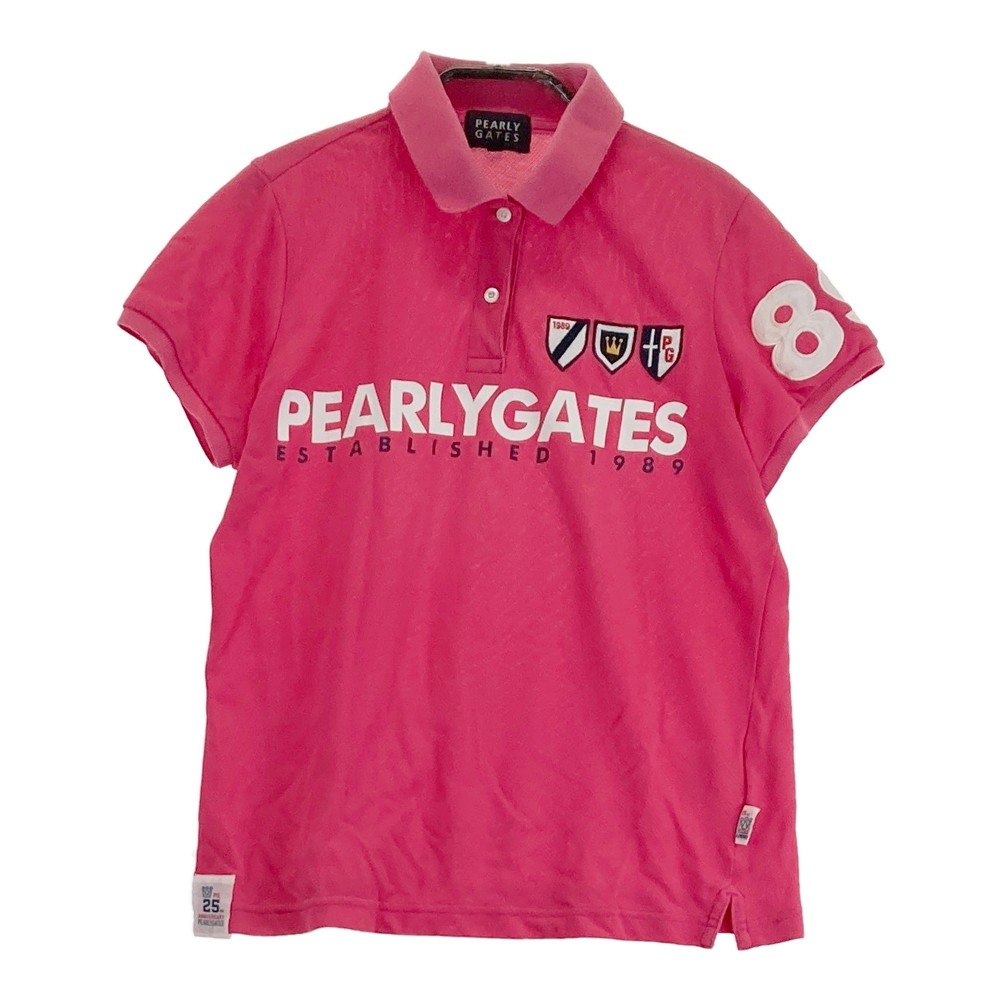 楽天市場】PEARLY GATES パーリーゲイツ 半袖ポロシャツ ピンク系 0