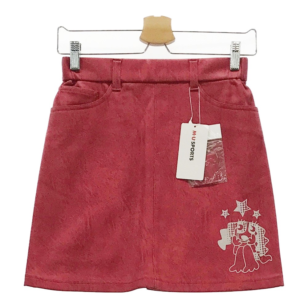 M.U SPORTS エムユースポーツ ストレッチスカート レッド系 38 【中古】ゴルフウェア レディース｜中古ゴルフウェア通販STST
