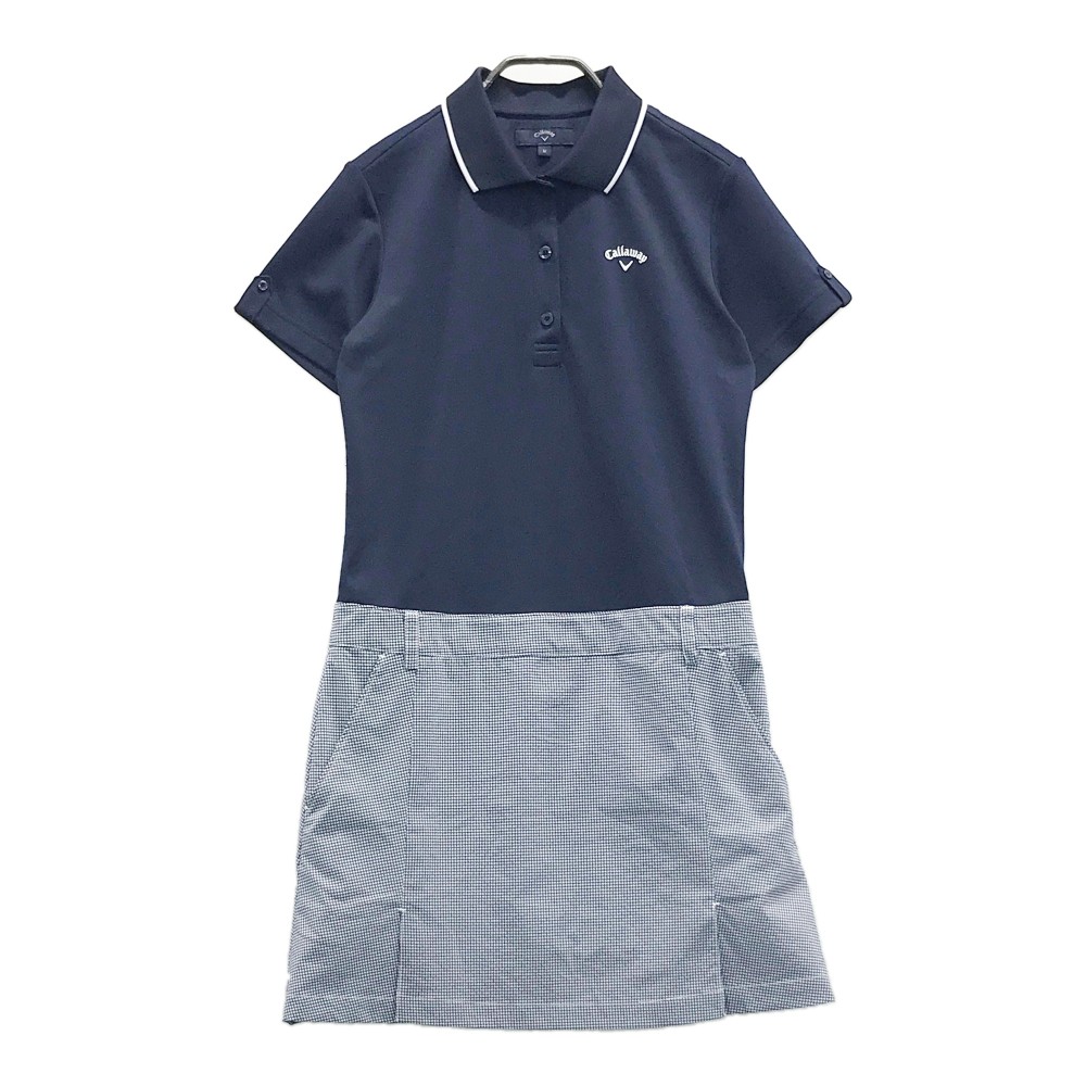 楽天市場】CALLAWAY キャロウェイ 半袖ワンピース チェック柄 レッド系