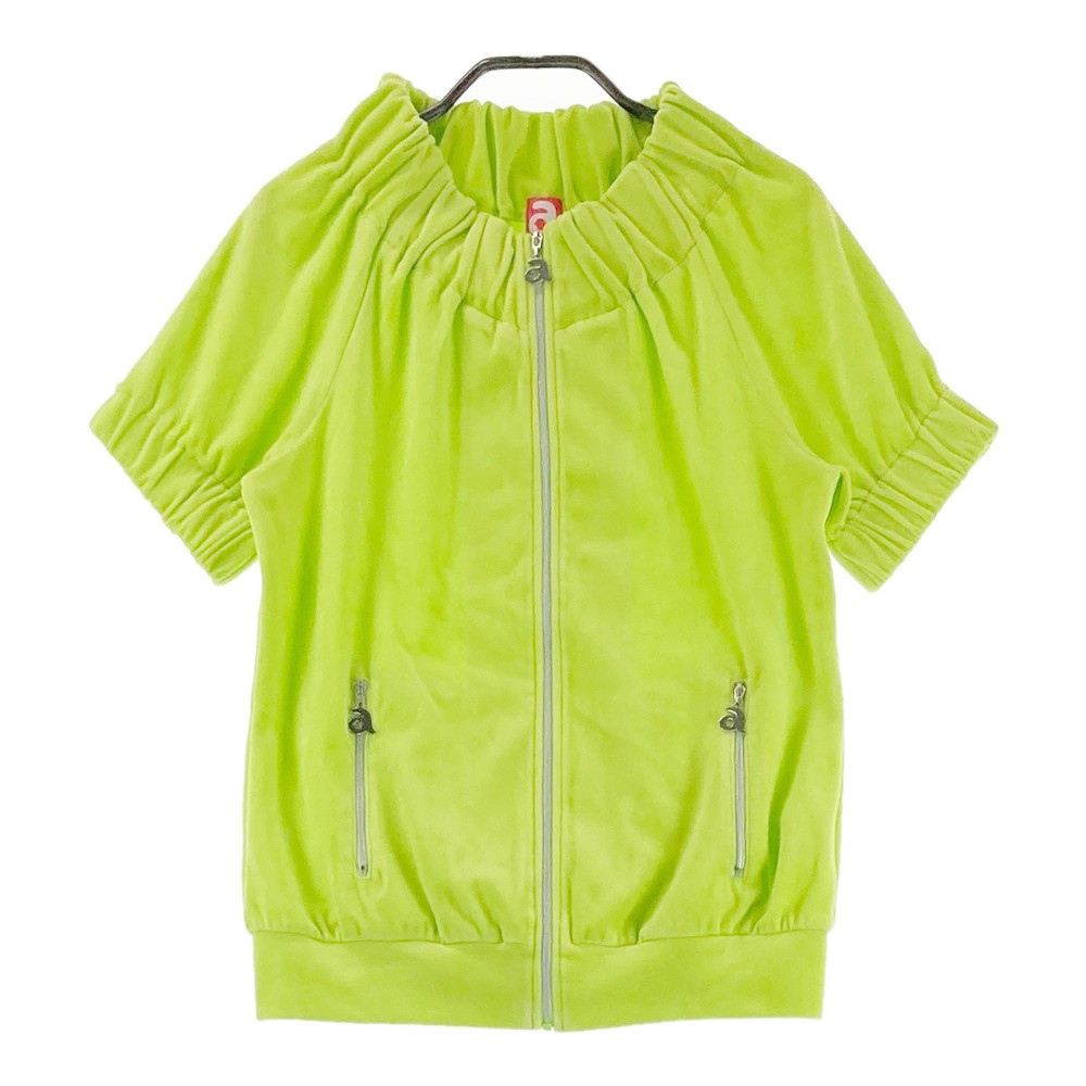 【美品】ARCHIVIO アルチビオ 中綿ジャケット 半袖 フーディピンク 36 中古 レディース アルチビオ archivio フルジップアウター 40(L