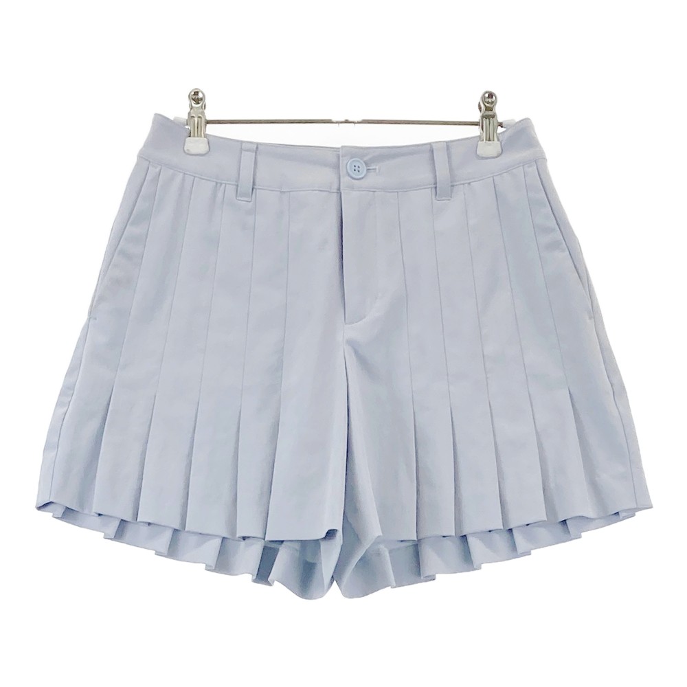 BEAMS GOLF ビームスゴルフ 2022年モデル プリーツ キュロットパンツ ブルー系 S 【中古】ゴルフウェア レディース