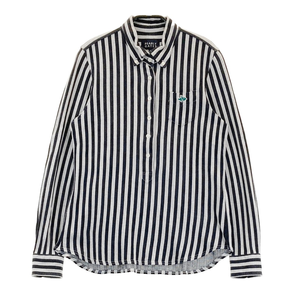 楽天市場】PEARLY GATES パーリーゲイツ 長袖ポロシャツ ストライプ柄