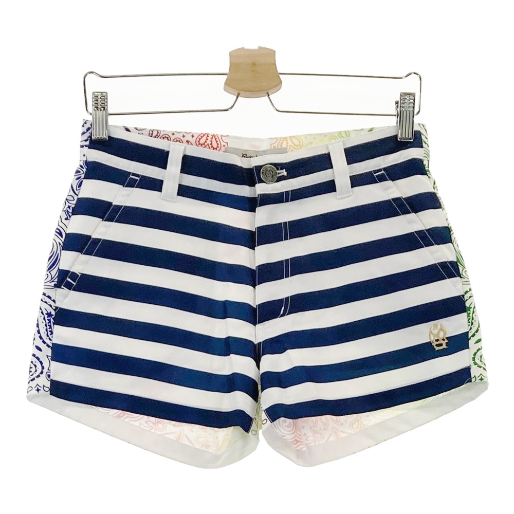 楽天市場】【超美品】ラッセルノ ショートパンツ 黒×ペールオレンジ