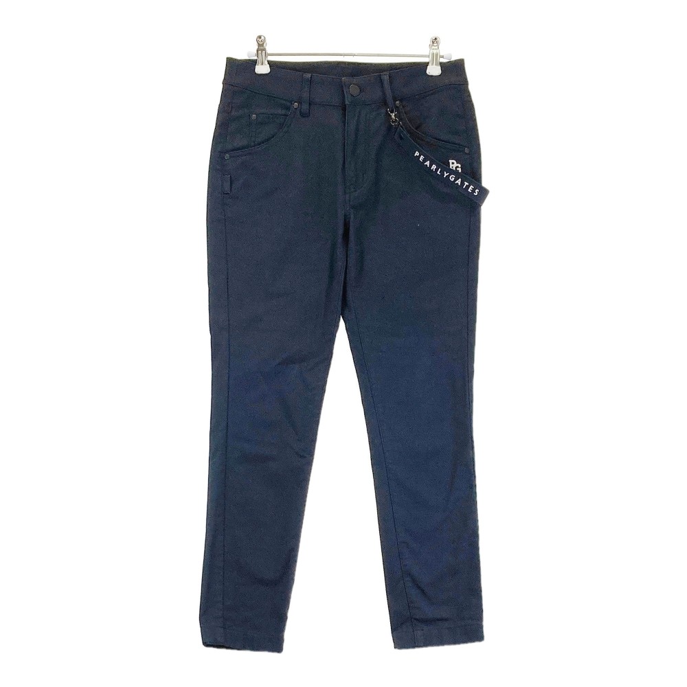 PEARLY GATES パーリーゲイツ ストレッチパンツ ネイビー系 0 【中古】ゴルフウェア レディース|中古ゴルフウェア通販STST