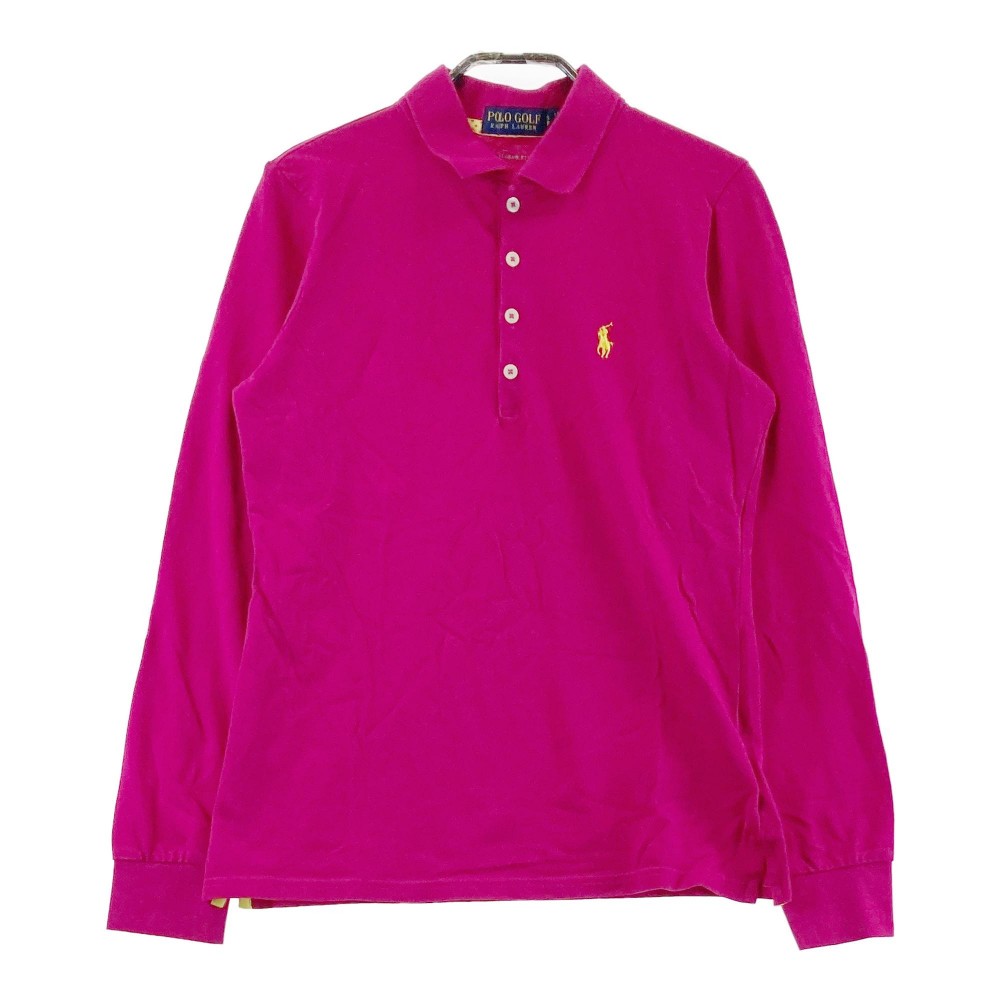 楽天市場】ポロゴルフ ラルフローレン 長袖ポロシャツ ピンク×白