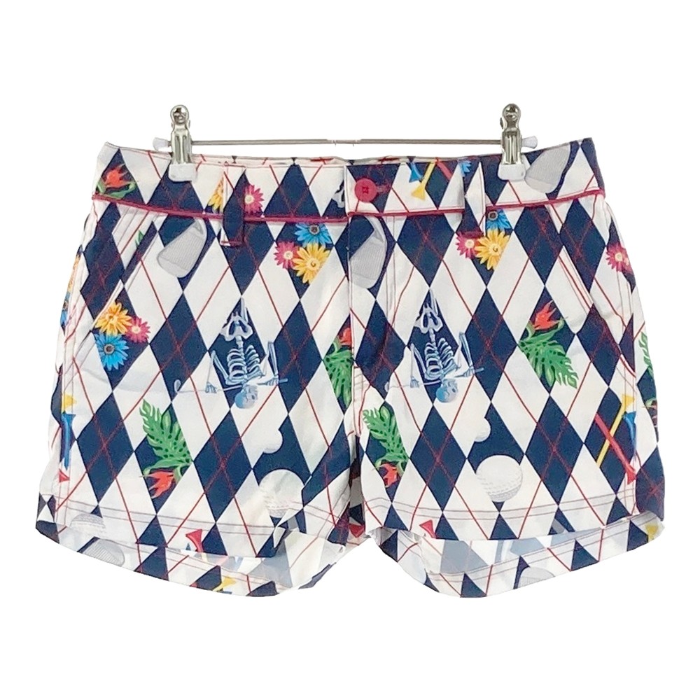 【新品未使用】ラッセルノ RUSSELUNO ショートパンツ ペイント柄 新品未使用RUSSELUNO ラッセルノ ショートパンツ サイズ5｜Yahoo