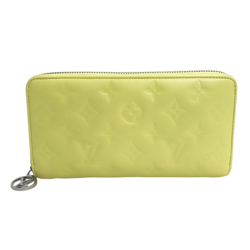 LOUIS VUITTON ルイ ヴィトン ジッピーウォレット M83104 長財布 イエロー系 【中古】レディース|中古ゴルフウェア通販STST