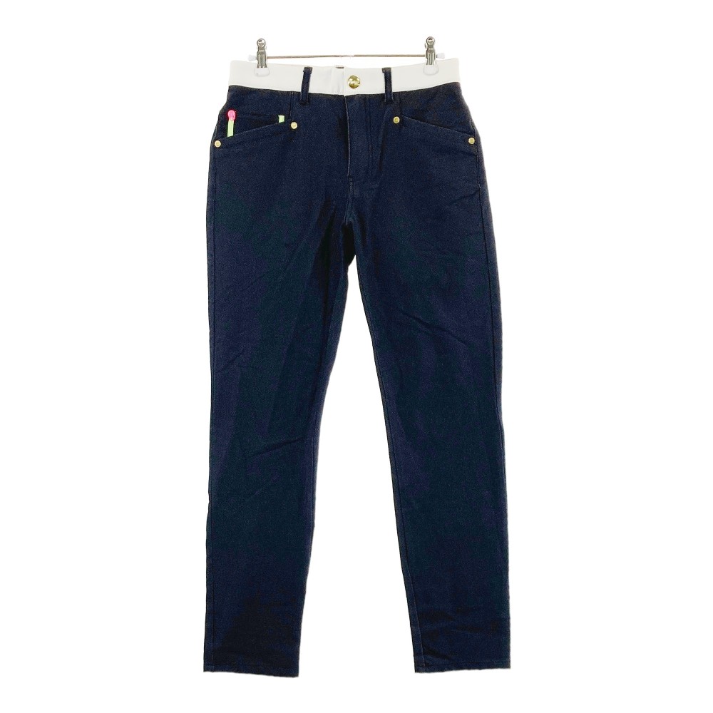 MARK&LONA カモフラ ストレッチパンツ スカル GOLF青 L MARK&LONA マークアンドロナ ストレッチパンツ カモフラ 迷彩柄