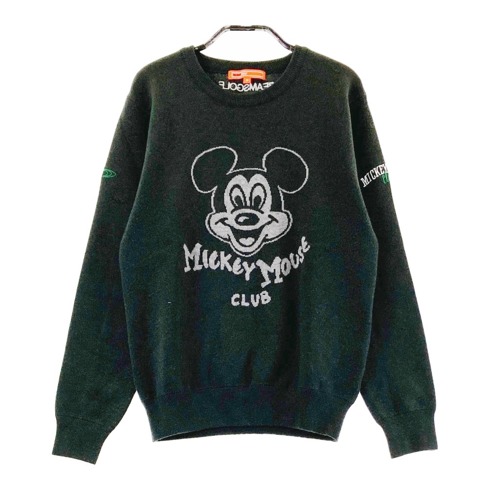 BEAMS GOLF ビームスゴルフ 2023年 編み物 スウェーター パディ カーキ系 M 【中古】ゴルフ御召しもの レディース
