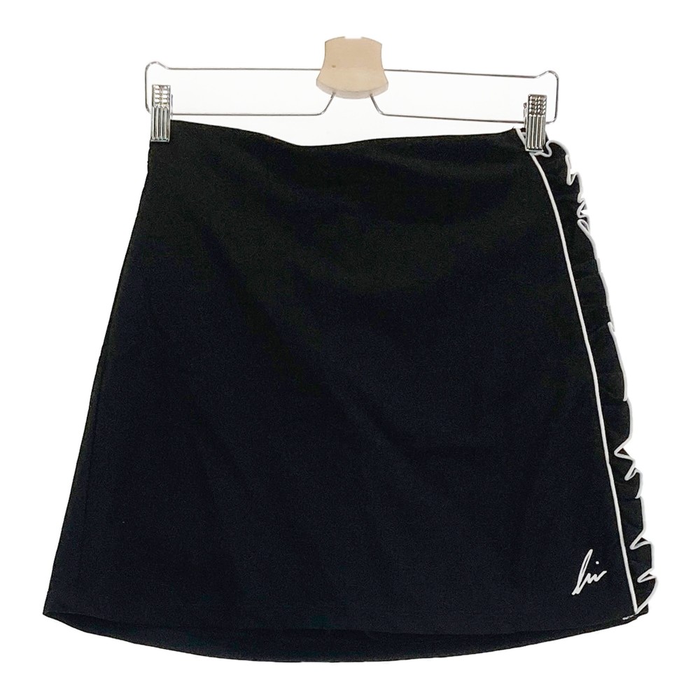 IRISHMAN アイリッシュマン インナー付スカート ブラック系 M 【中古】ゴルフウェア レディース