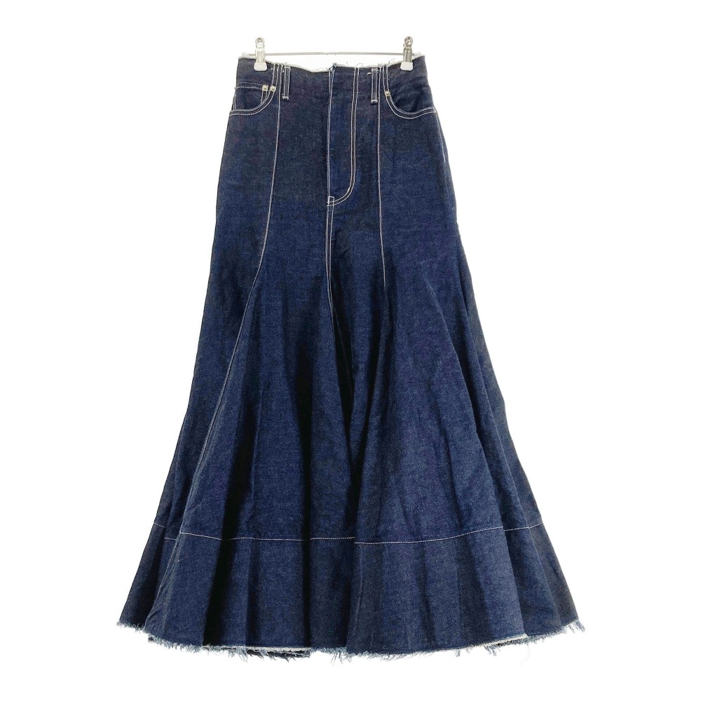 IRENE デニムスカート ネイビー系 34 【中古】レディース
