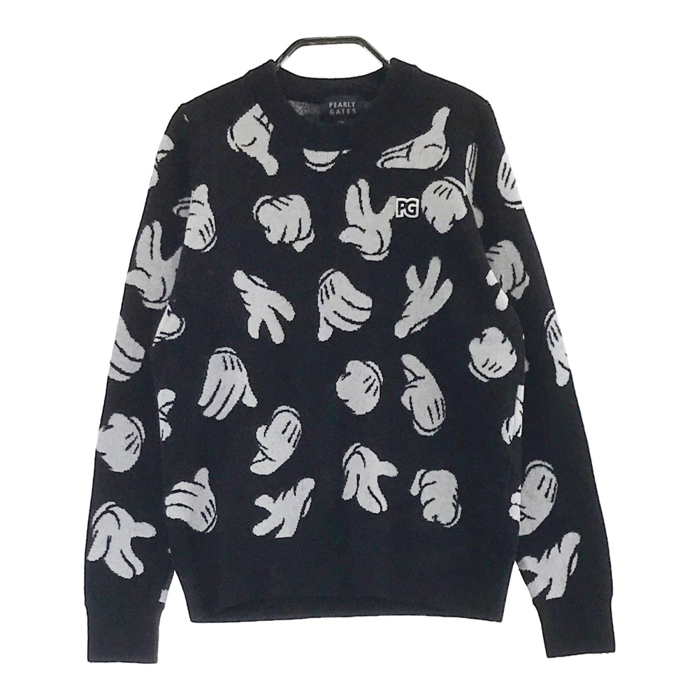 パーリーゲイツ】2022年人気ロゴマーク総柄×裏起毛 長袖ゴルフジップパーカーM パーリーゲイツ】2022年人気ロゴマーク総柄×裏起毛 長袖ゴルフジップ