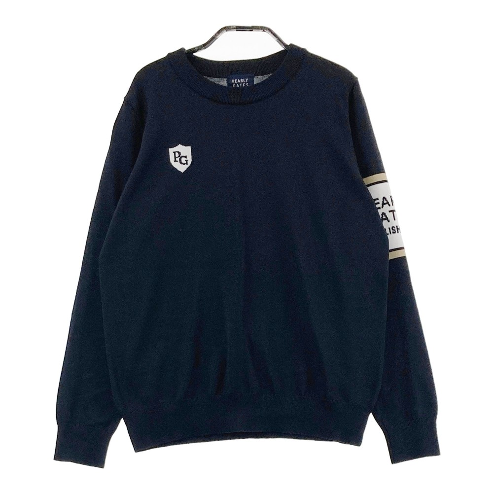サイズ：1 PEARLY GATES パーリーゲイツ  長袖ニットセーター  ネイビー系 [240101437033] ゴルフウェア レディース ストスト 楽天市場】PEARLY GATES パーリーゲイツ ニット セーター