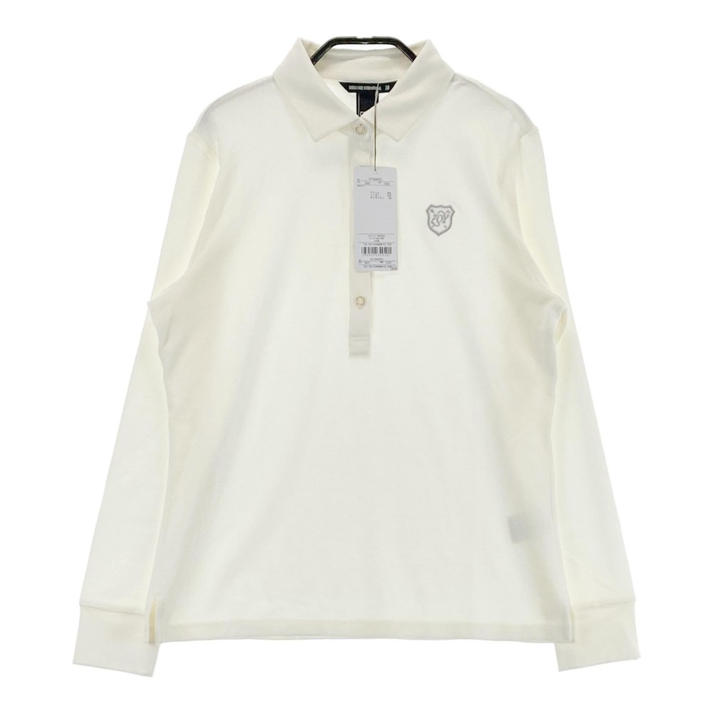 ZOY ゾーイ 071644022 2024年 長袖ポロシャツ ホワイト系 38 【中古】ゴルフウェア レディース 9,266円