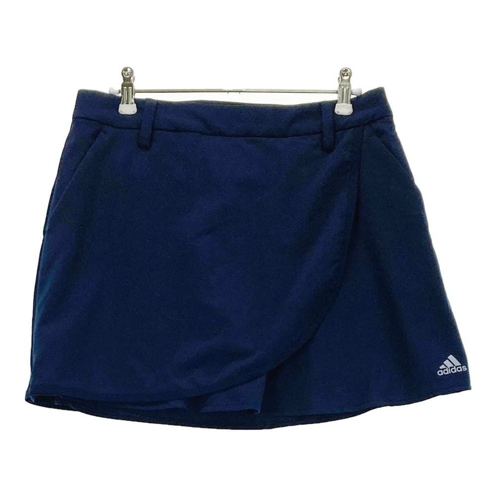 アディダスゴルフ　スカートSサイズ7号　ネイビー紺色　春夏向け薄手 アディダスゴルフ スカートSサイズ7号 ネイビー紺色 春夏向け薄手