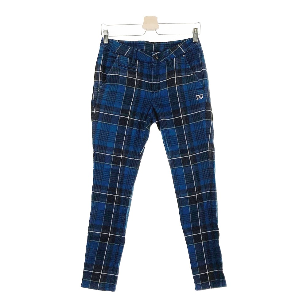 未使用　美品　パーリーゲイツ　中綿　防寒　保温　チェック　パンツ　千鳥柄　0 未使用 美品 パーリーゲイツ 中綿 防寒 保温 チェック パンツ 千鳥柄 0