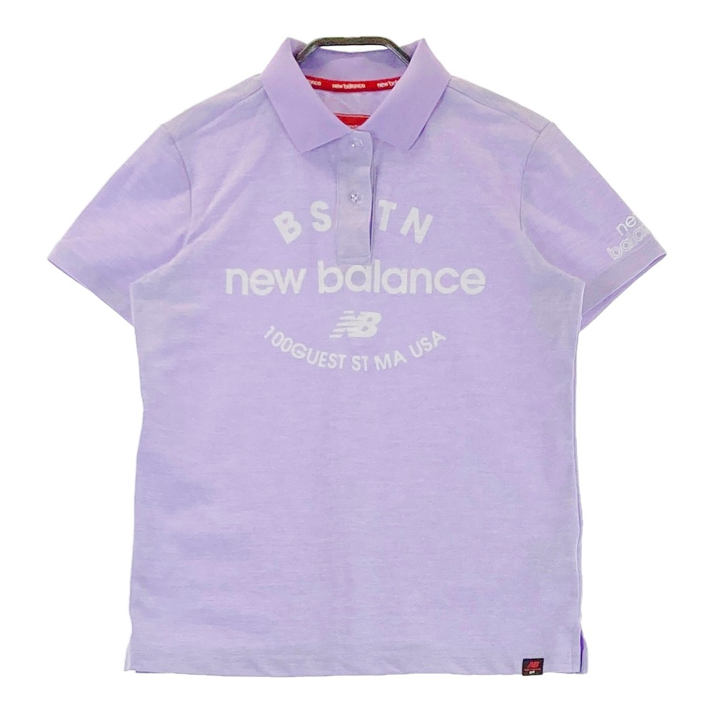 NEW BALANCE GOLF ニューバランス 2022年モデル 半袖ポロシャツ パープル系 0 【中古】ゴルフウェア レディース 5,280円