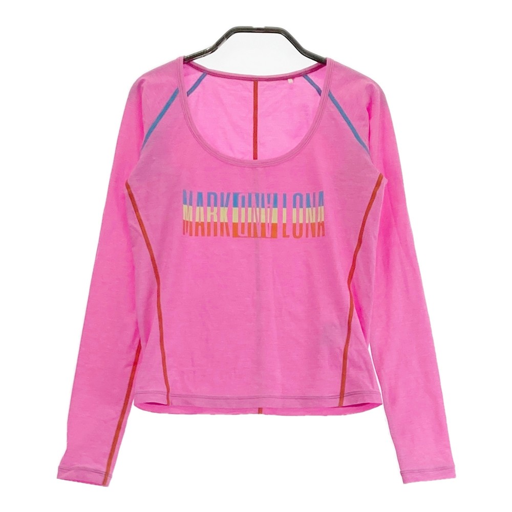 MARK&LONA マークアンドロナ インナー Tシャツ ピンク系 WS 【中古】ゴルフウェア レディース