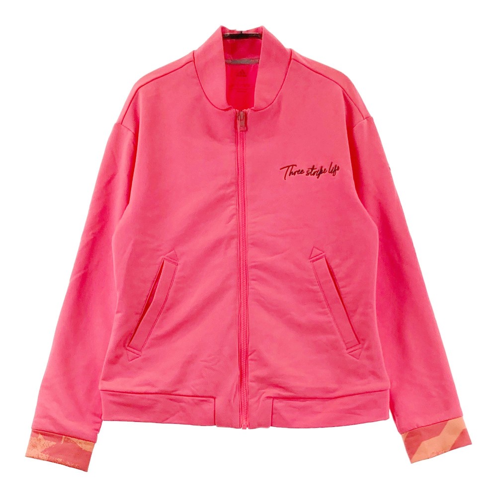 ADIDAS GOLF アディダスゴルフ ジップジャケット ピンク系 S 【中古】ゴルフウェア レディース