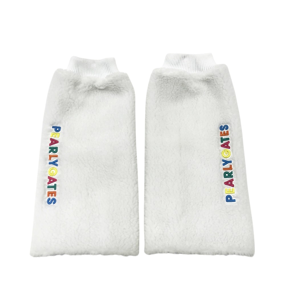 FR パーリーゲイツ もこもこ ボアフリース レッグウォーマー 030 ホワイト 1240101372254_1.jpg