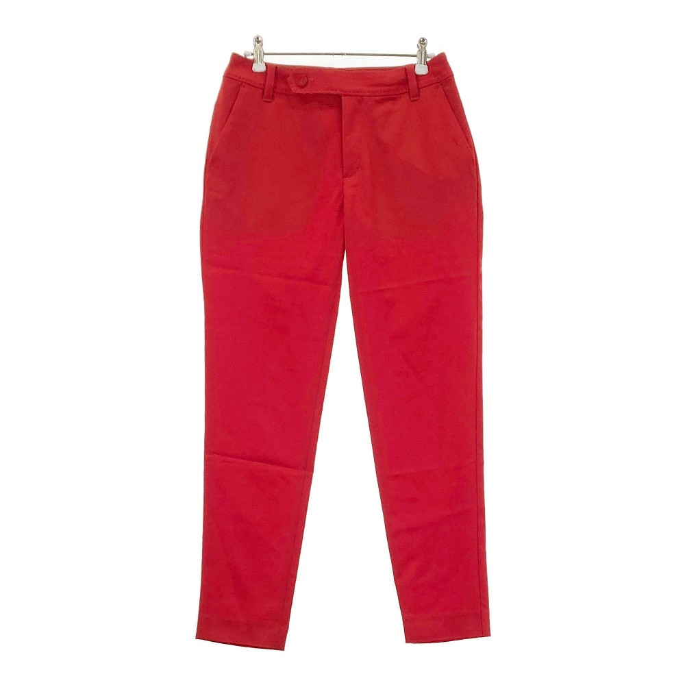 ST ANDREWS セントアンドリュース ロングパンツ レッド系 S 【中古】ゴルフウェア レディース