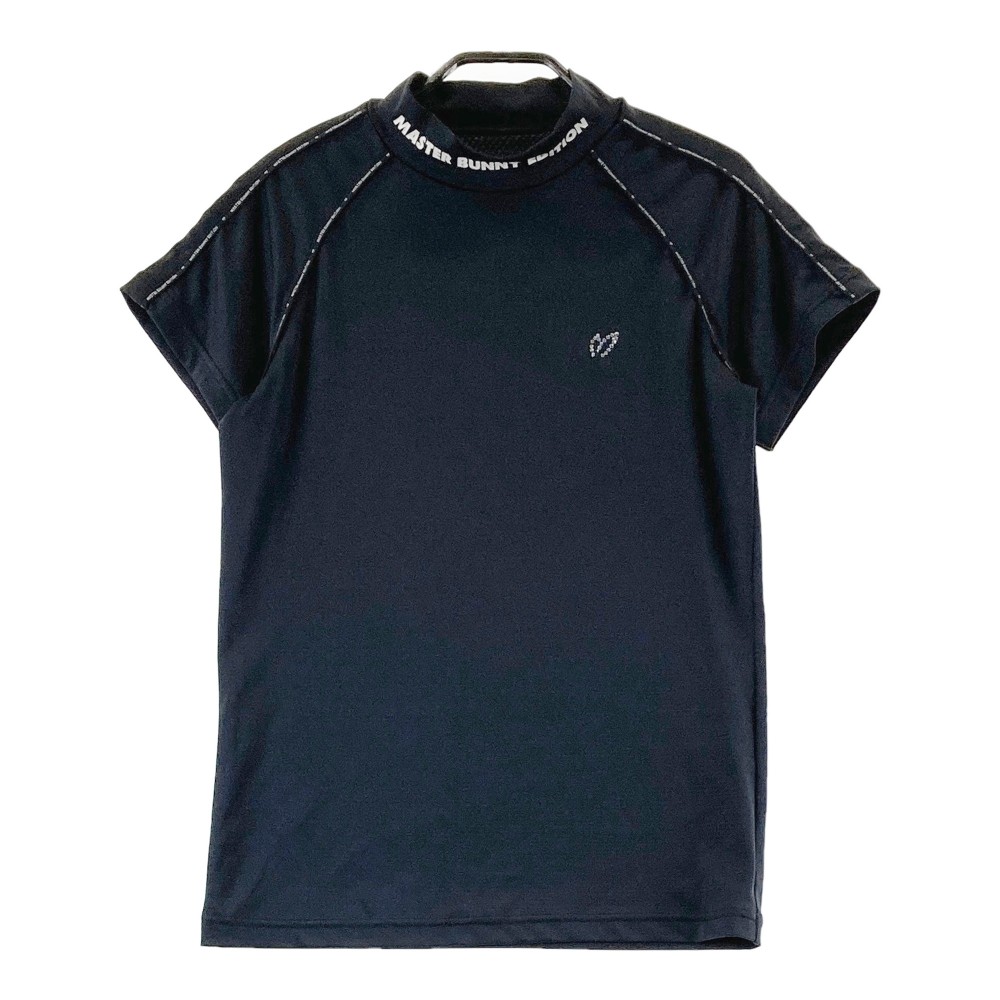 MASTER BUNNY EDITION マスターバニーエディション ハイネック 半袖Tシャツ ブラック系 1 【中古】ゴルフウェア レディース