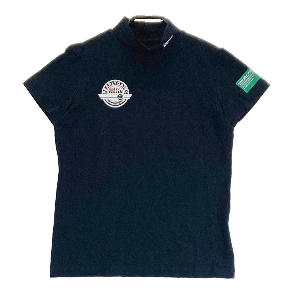 PEARLY GATES パーリーゲイツ ハイネック半袖Tシャツ ネイビー系 0 【中古】ゴルフウェア レディース 6,607円