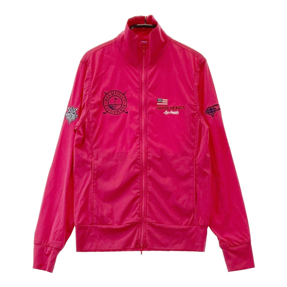 BEAMS GOLF ビームスゴルフ ジップジャケット レッド系 S 【中古】ゴルフウェア レディース｜中古ゴルフウェア通販STST 7,392円