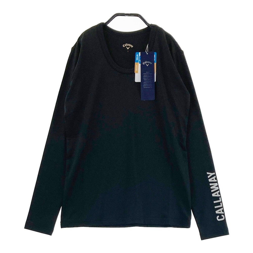CALLAWAY キャロウェイ 241-1932701 長袖 インナーTシャツ ブラック系 S 【中古】ゴルフウェア レディース