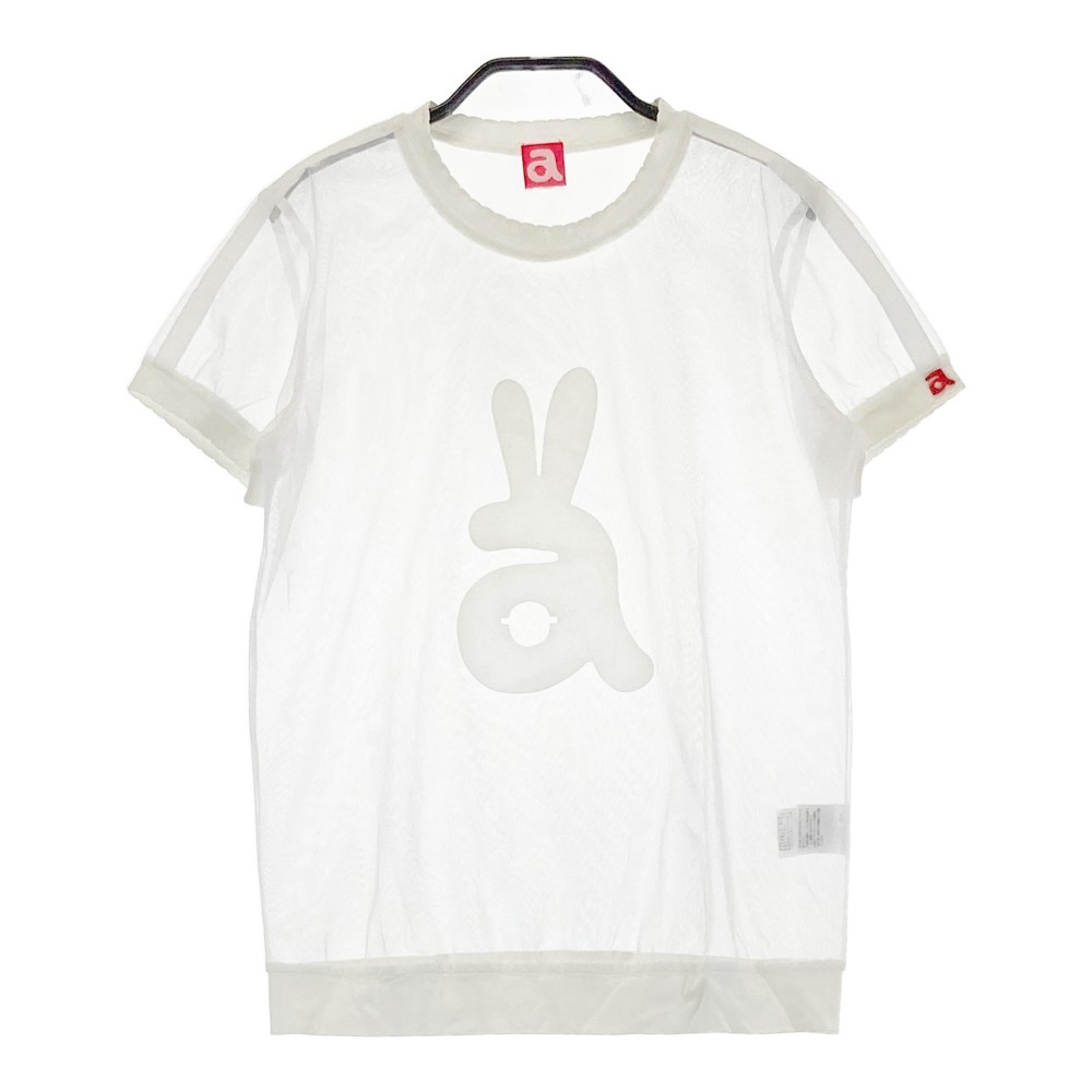 ARCHIVIO アルチビオ 半袖Tシャツ シースルー ホワイト系 36 【中古】ゴルフウェア レディース