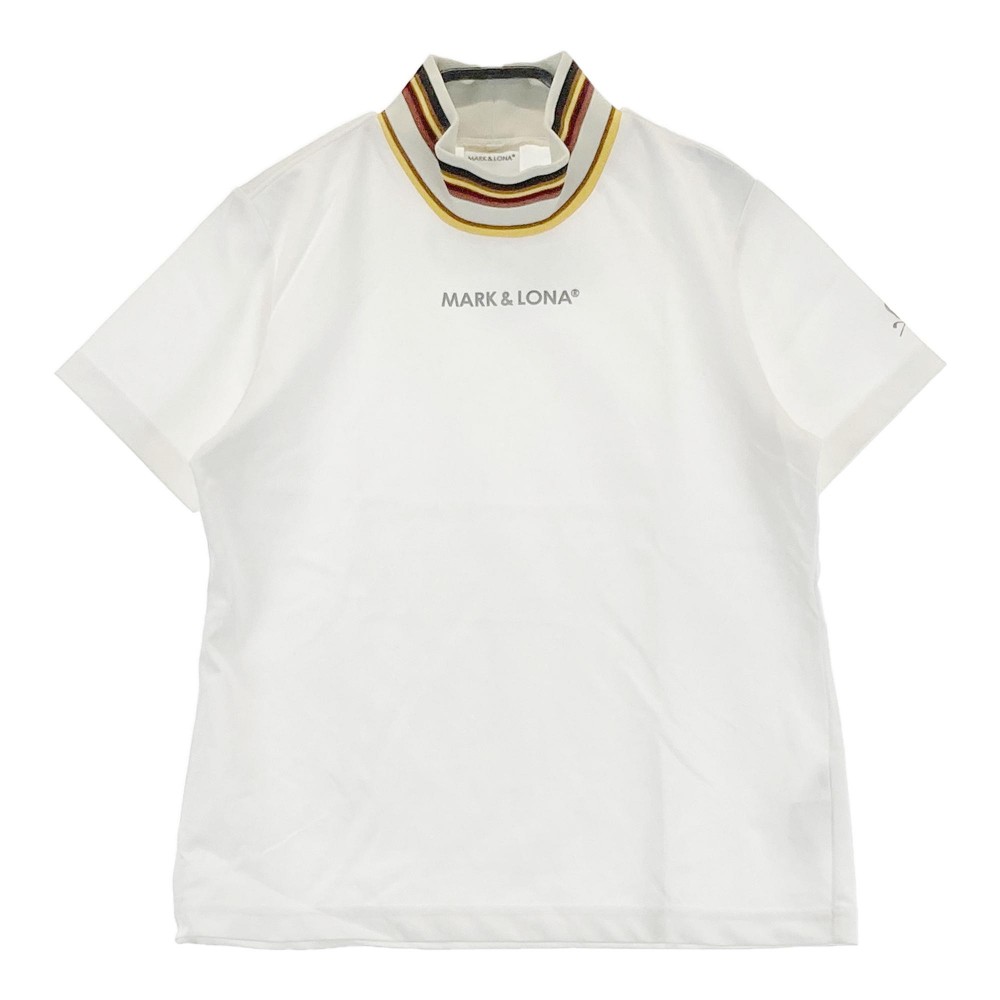 美品✦マークアンドロナ✦2023春夏Helixモックネック半袖シャツ