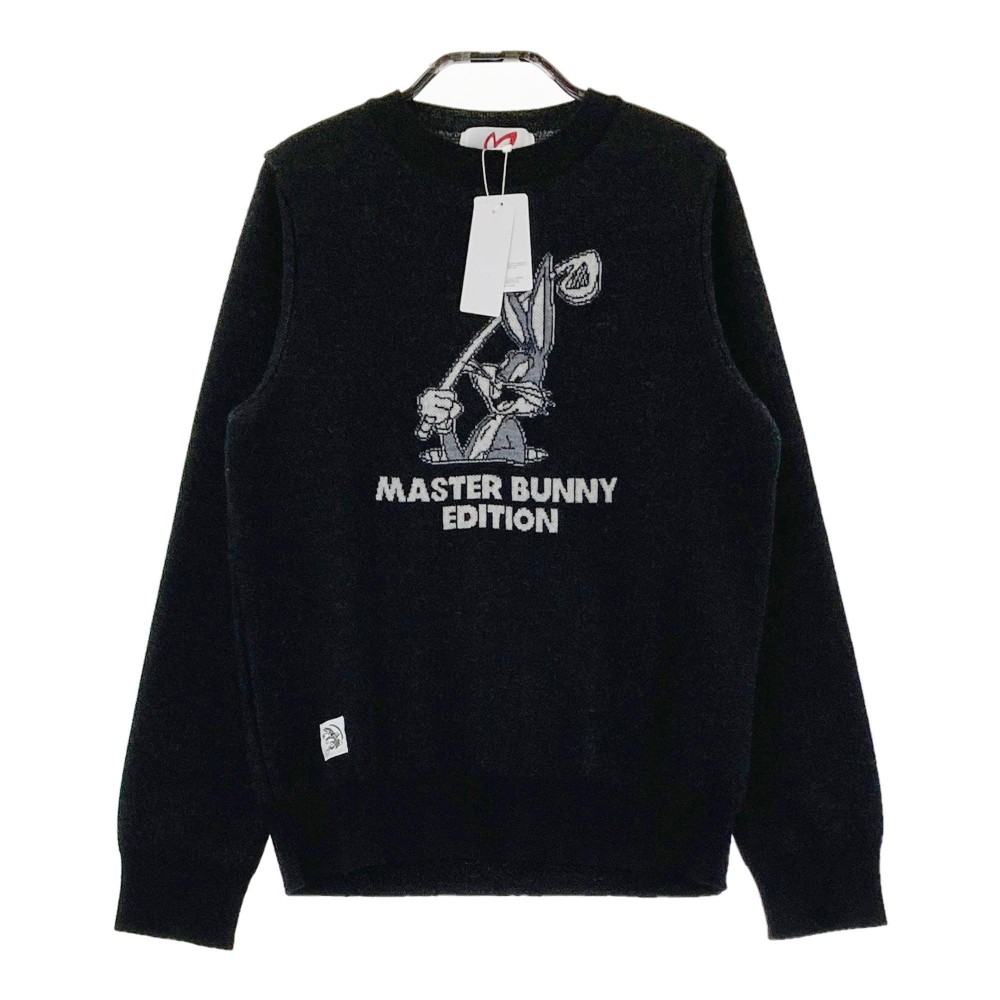 MASTER BUNNY EDITION マスターバニーエディション 2023年 編み物 プルオーバー LOONEY TUNES 黒いこと系 0 【中古】ゴルフ御召しもの レディース