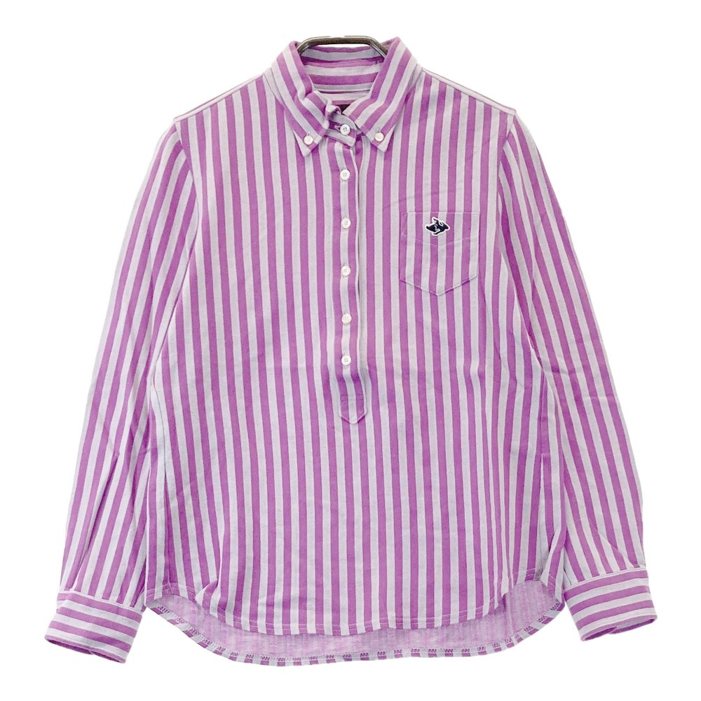 楽天市場】PEARLY GATES パーリーゲイツ 長袖ポロシャツ ストライプ柄