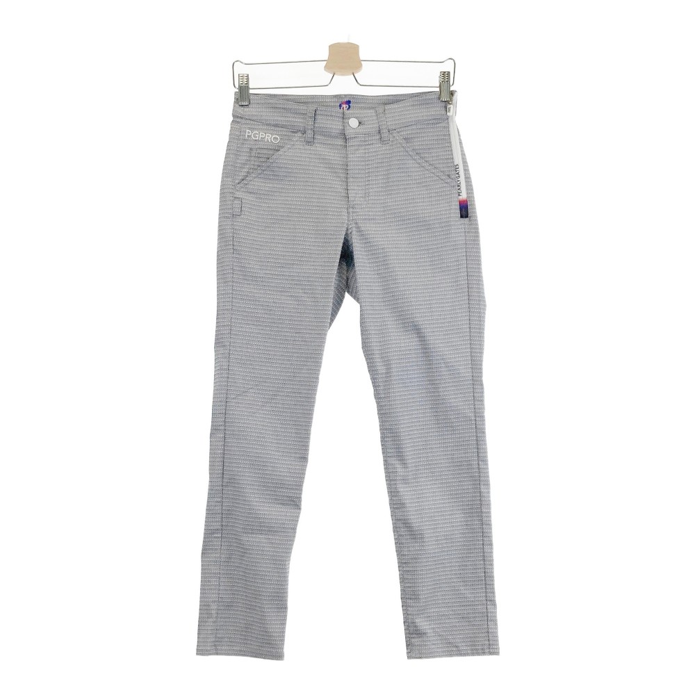 PEARLY GATES パーリーゲイツ 2024年モデル ストレッチ パンツ 総柄 ネイビー系 0 【中古】ゴルフウェア レディース
