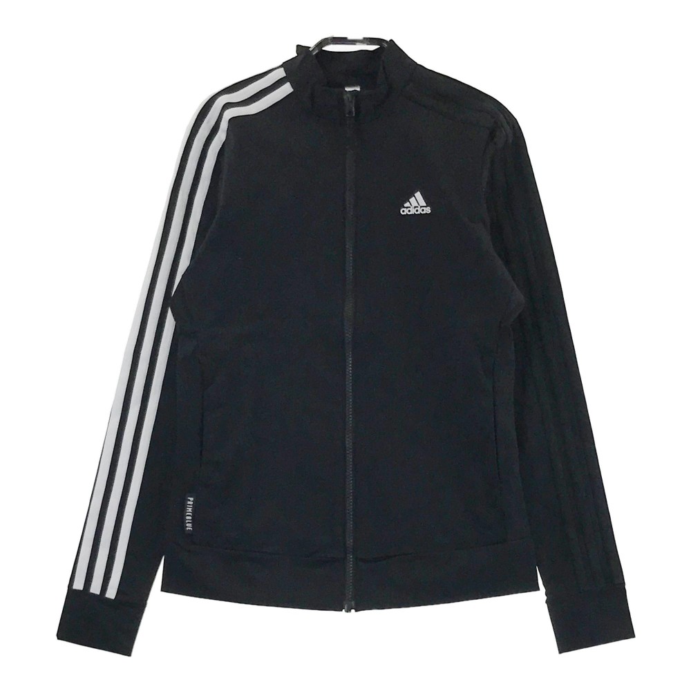 ADIDAS GOLF アディダスゴルフ GV1232 トラック ジップジャケット ブラック系 S 【中古】ゴルフウェア レディース
