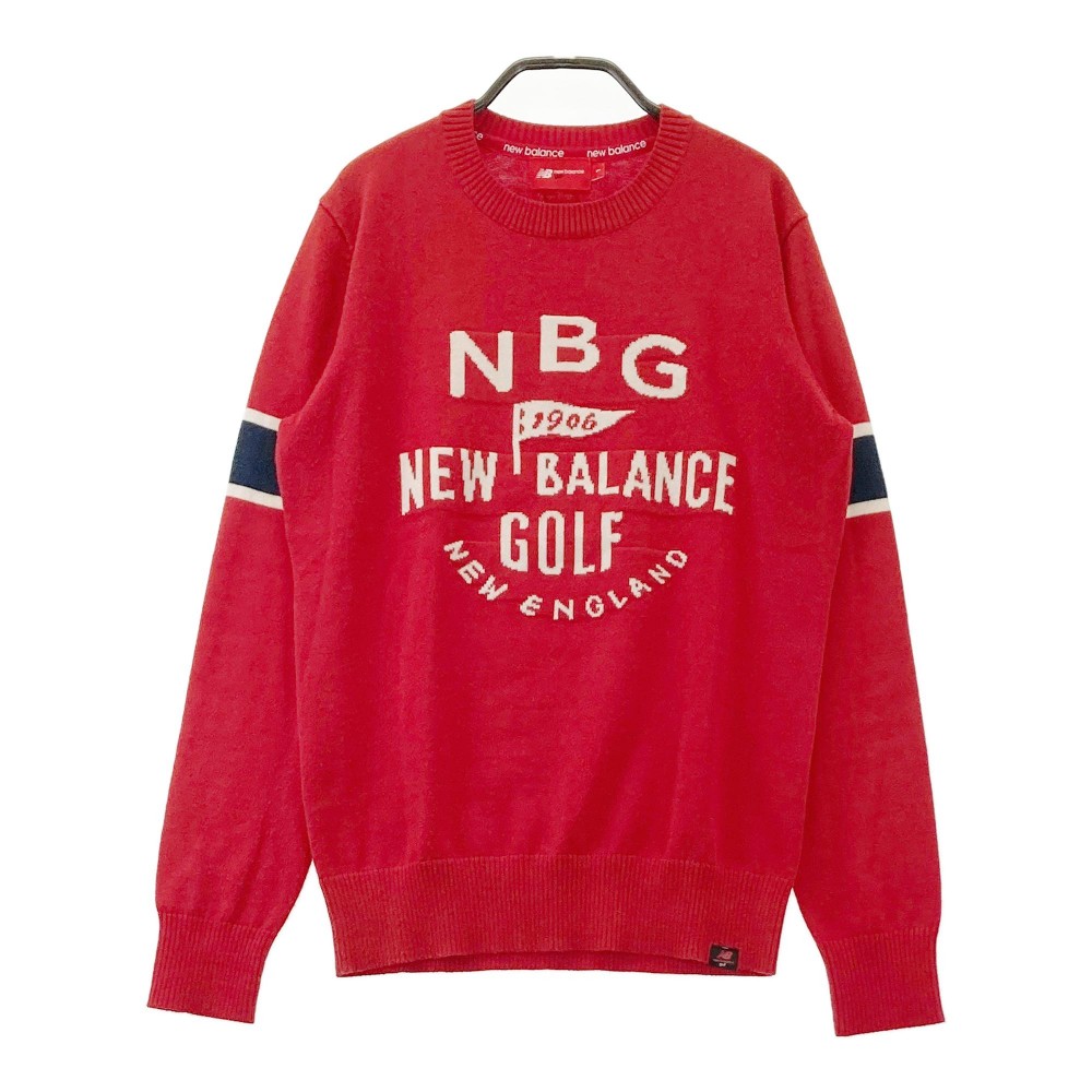 【未使用】new balance 長袖セーター ピンク　0サイズ 楽天市場】NEW BALANCE GOLF ニューバランス ウール混 ニット