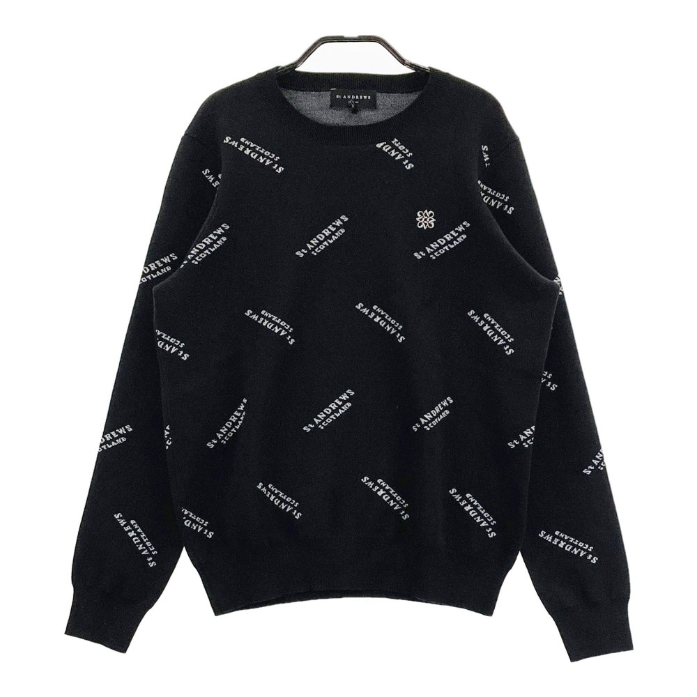 未使用品　セントアンドリュース　LL セーター　ブラック St ANDREWS ST セントアンドリュース ニットセーター ブラック系