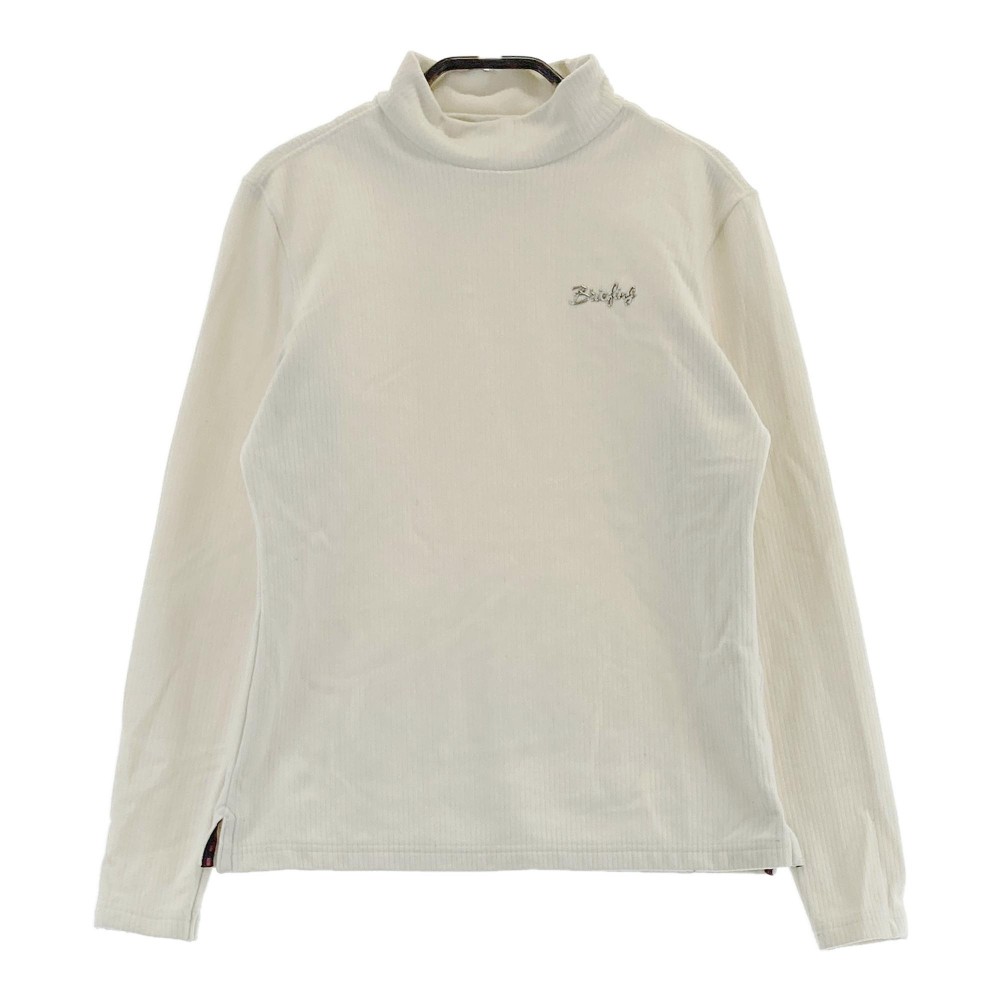サイズ：S BRIEFING GOLF ブリーフィング 2023年モデル 長袖インナーTシャツ メッシュ切替  ホワイト系 [240101483207] ゴルフウェア レディース ストスト サイズ：S BRIEFING GOLF ブリーフィング 2023年モデル 長袖